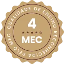 Selo de credenciamento reconhecido pelo MEC